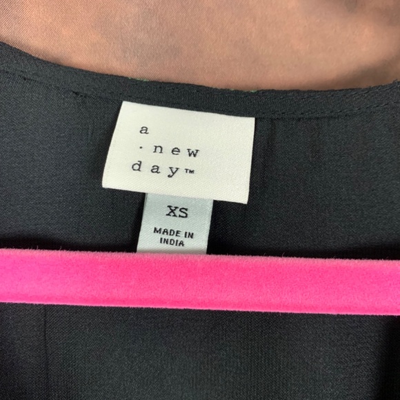 A New Day Women's Ruched Front Green Bodycon Dress Floral Print - Picture 10 of 10